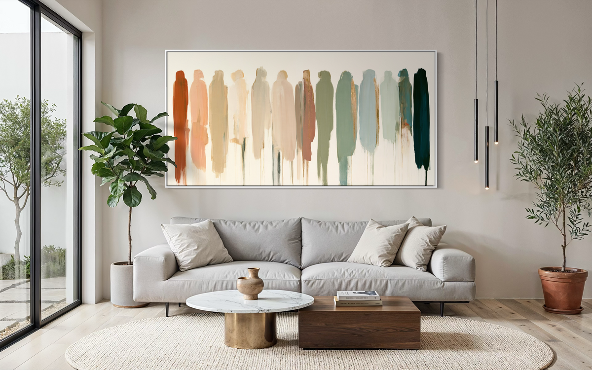 Panoramic Abstract Figures