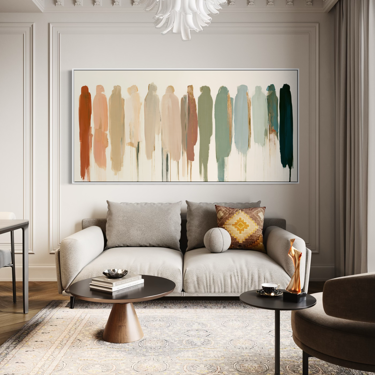 Panoramic Abstract Figures