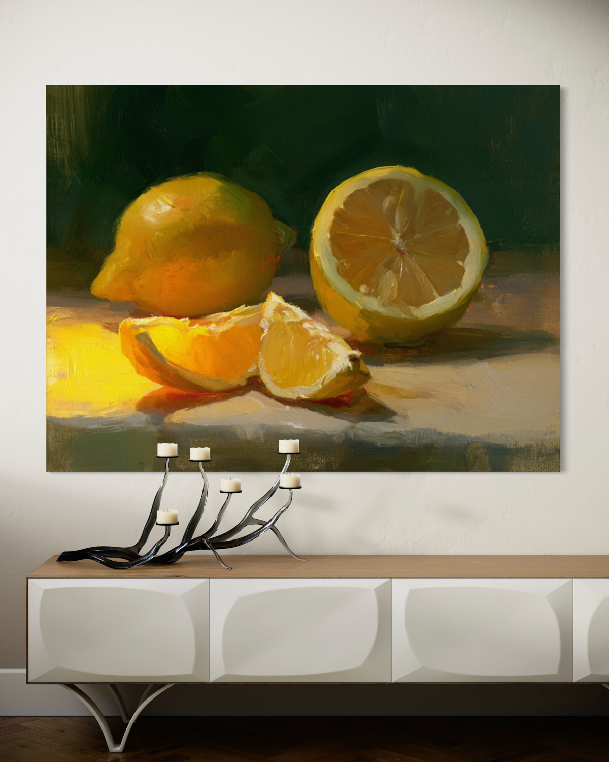 The Warm Lemon Still Life