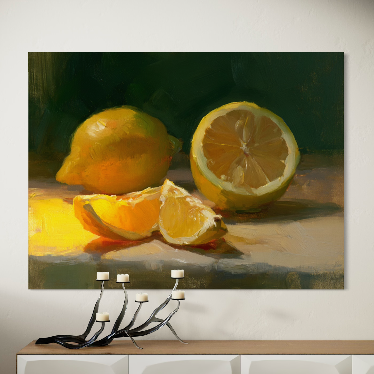The Warm Lemon Still Life