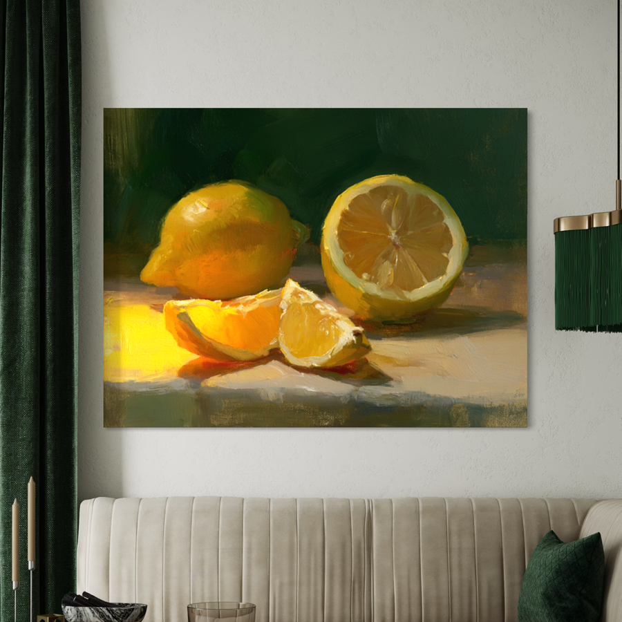 The Warm Lemon Still Life