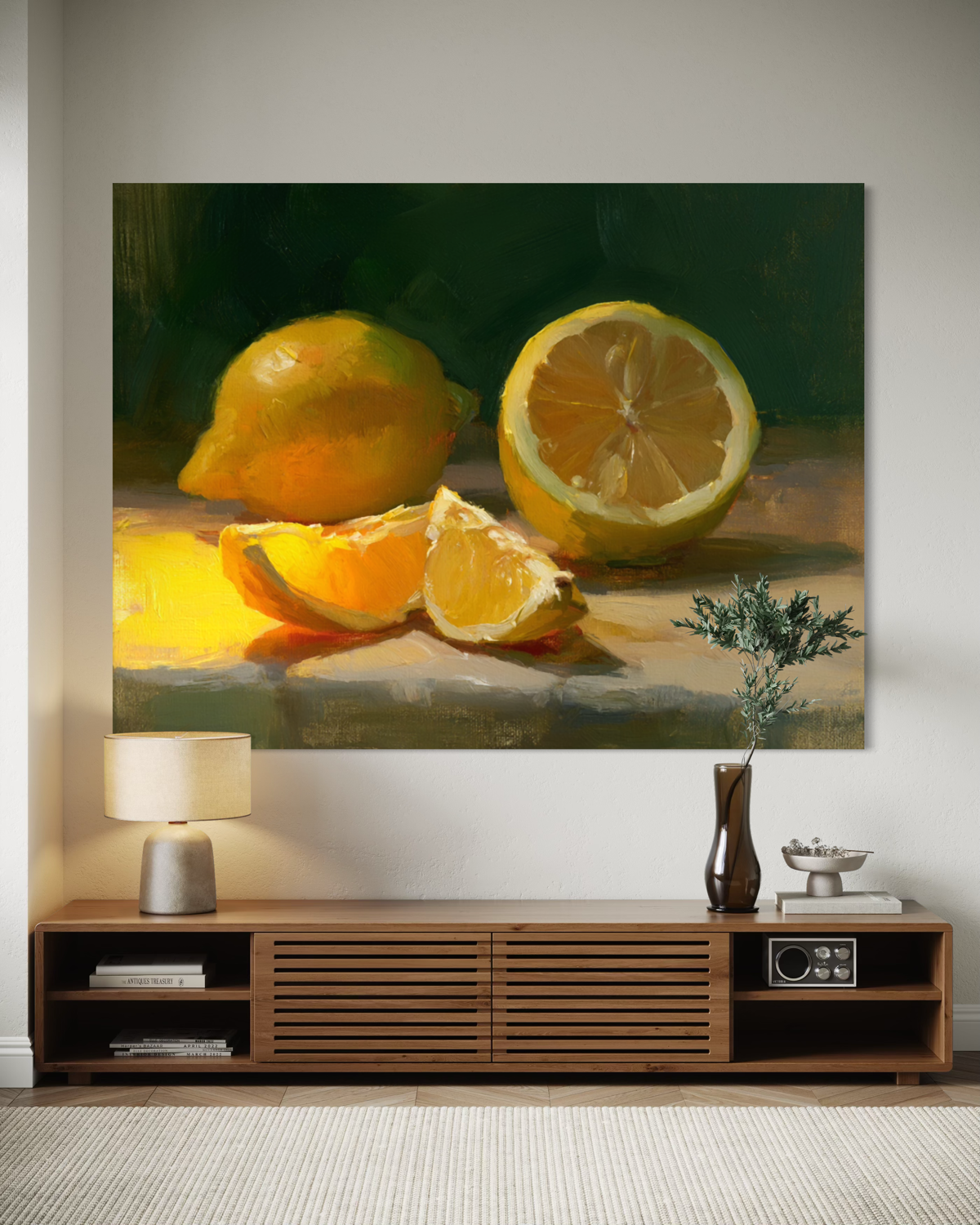 The Warm Lemon Still Life