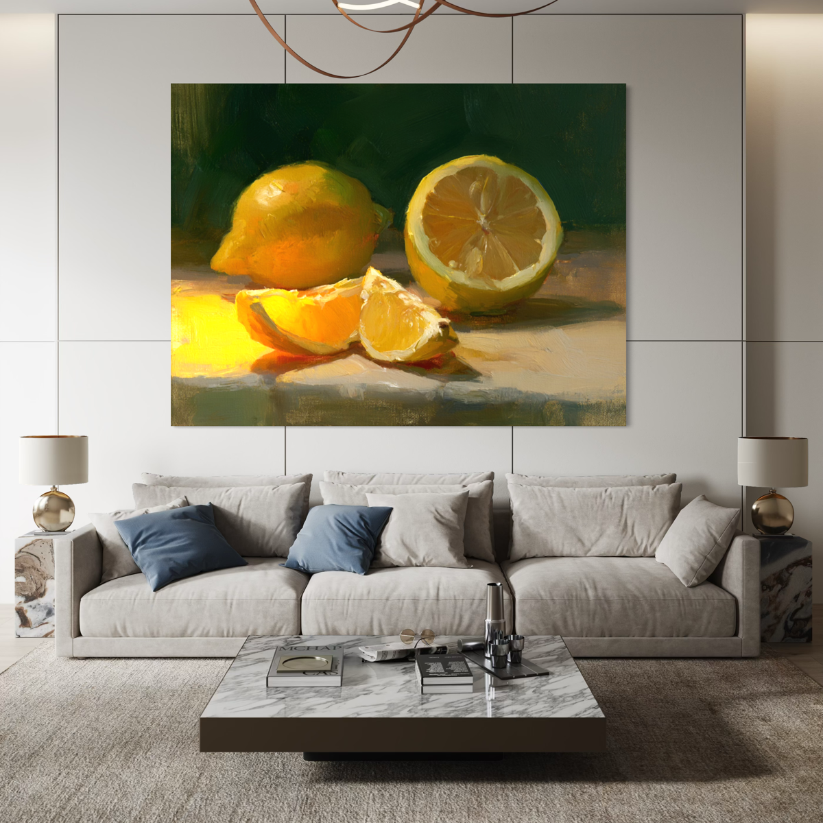 The Warm Lemon Still Life