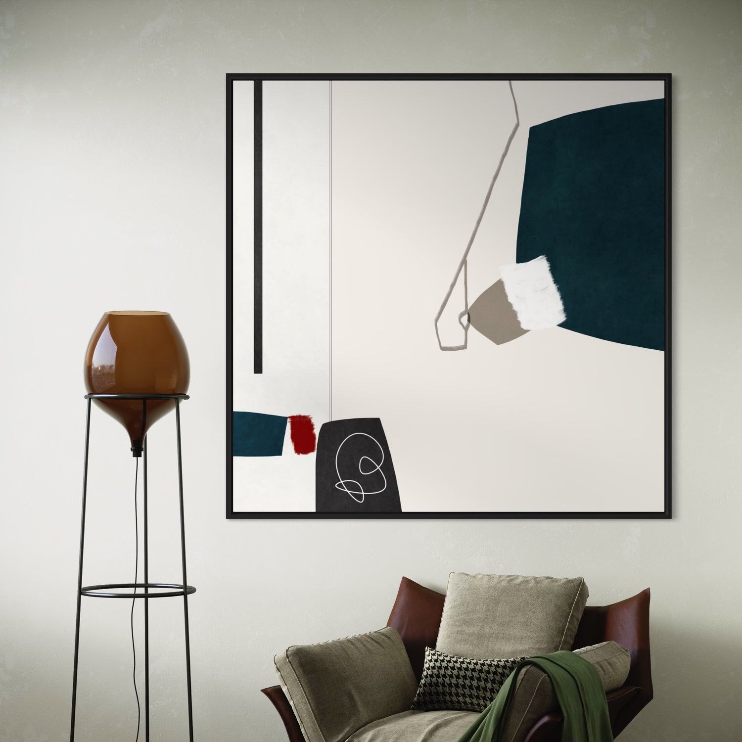 Mood 1 Black and White Paintings