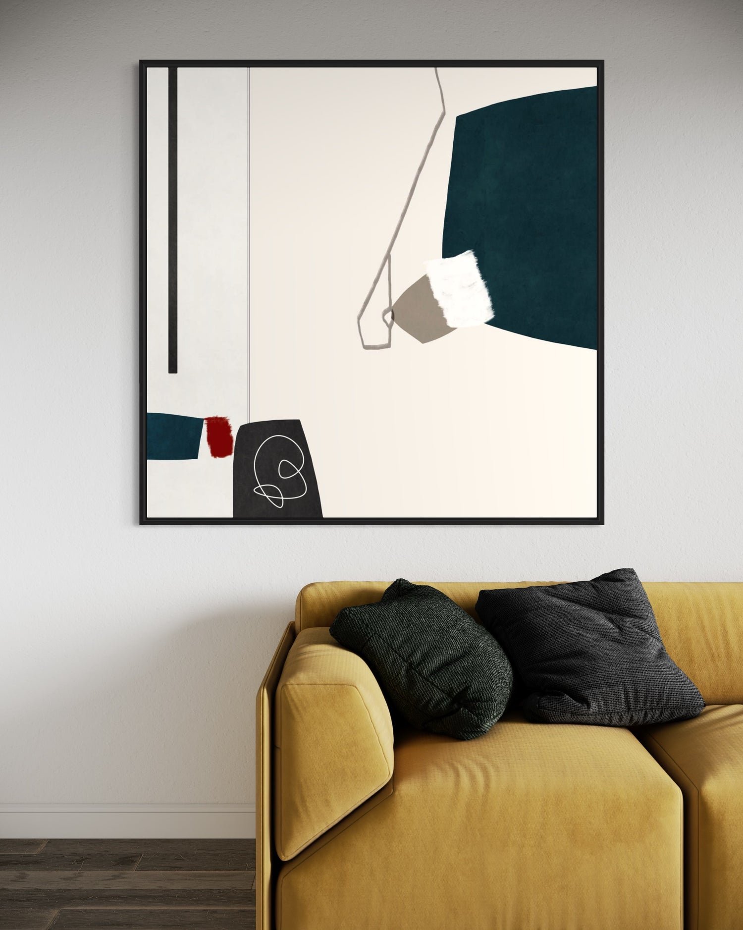 Mood 1 Black and White Paintings
