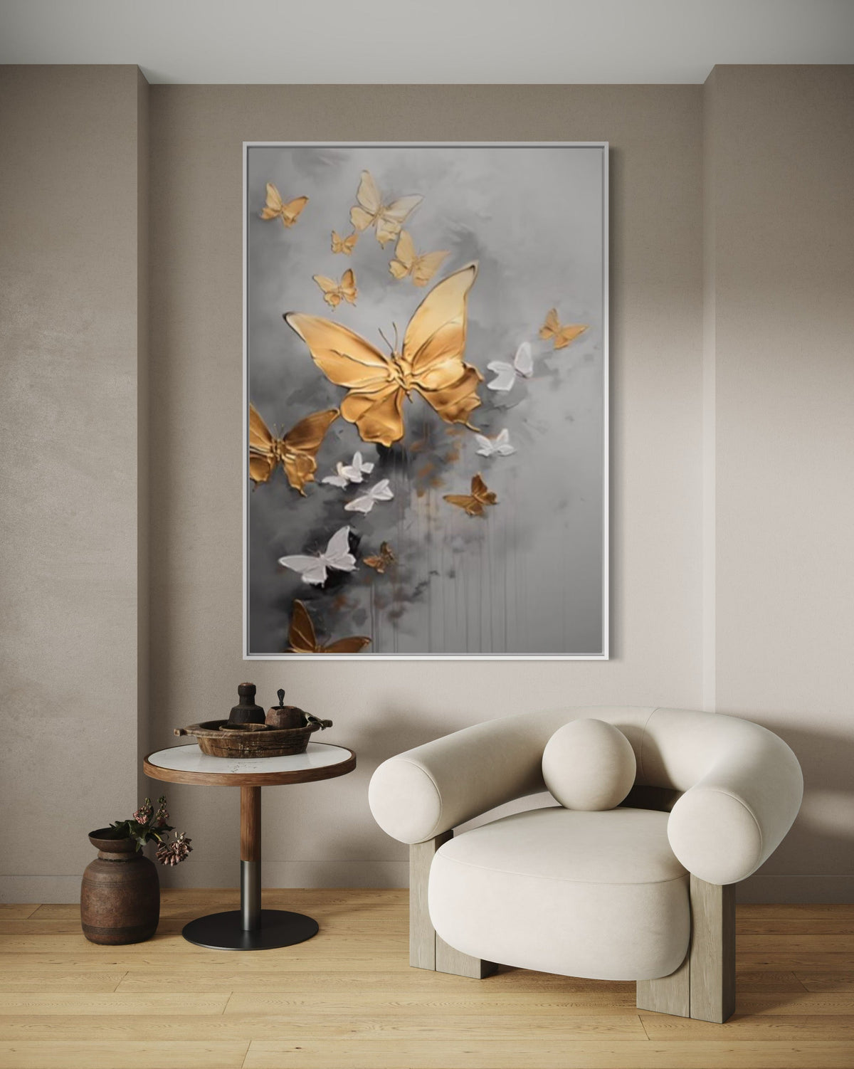Golden Ascendance - Hand Painting
