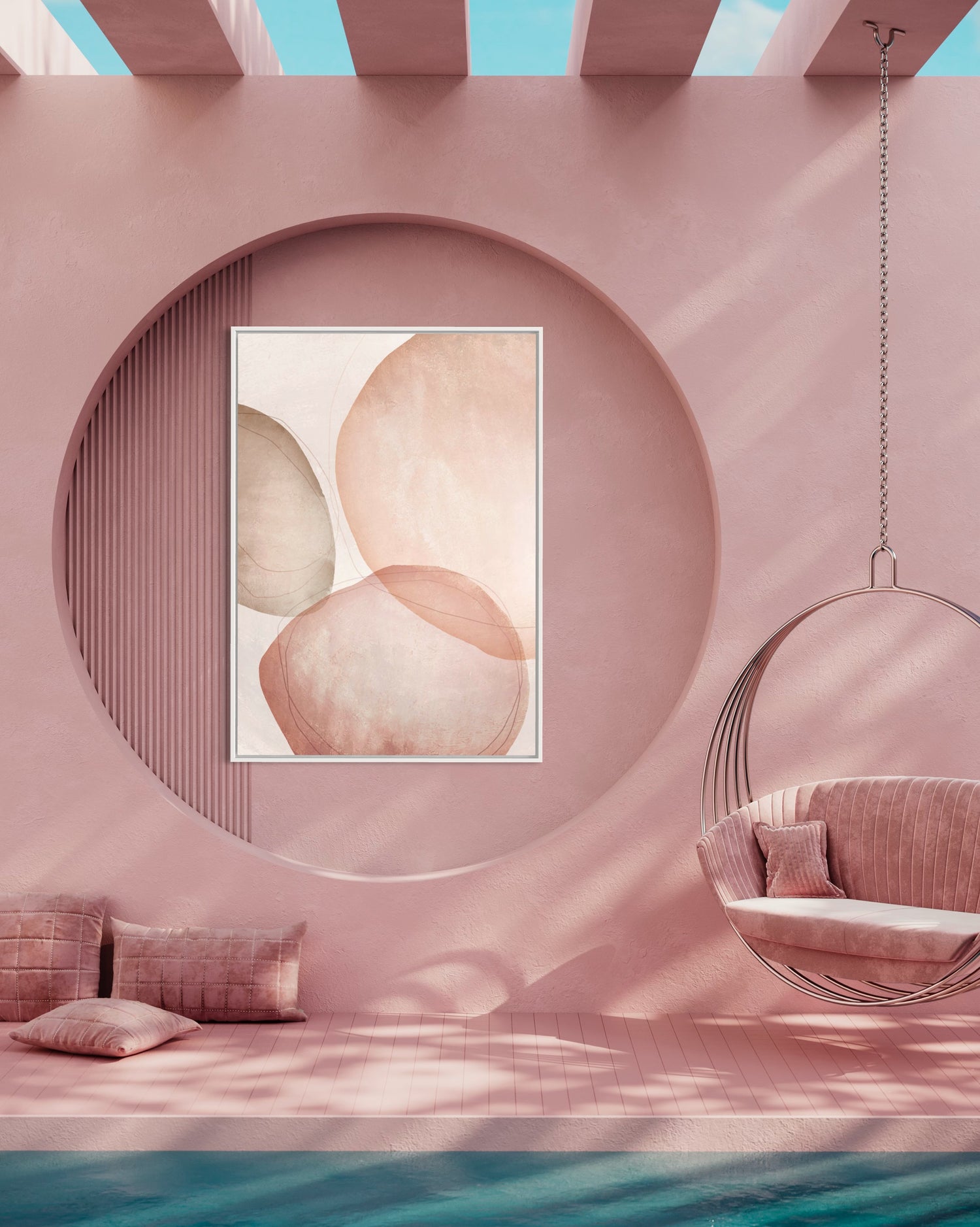 Cercles rougir Salon
