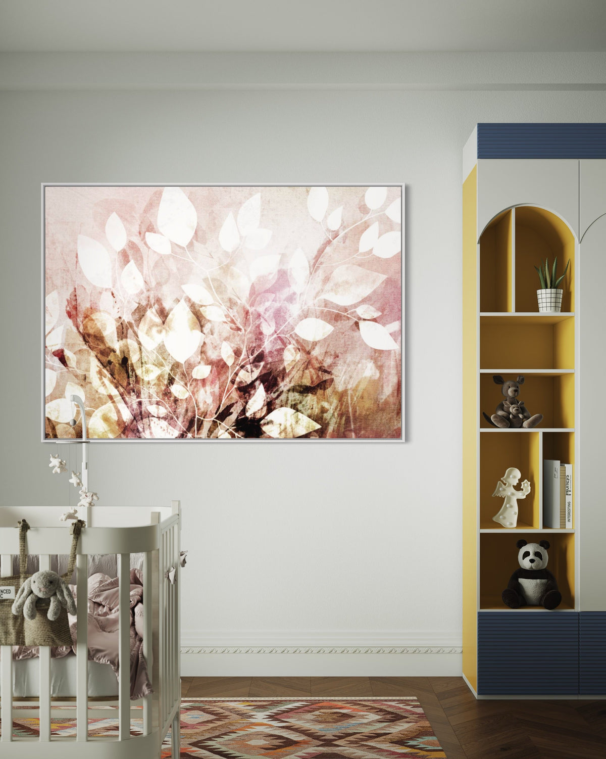 Pink Garden Floral - Hand Painting
