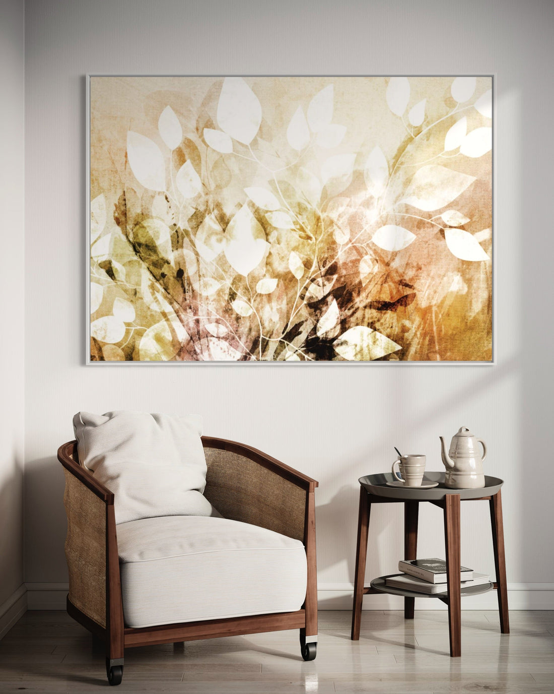 Yellow Garden Floral - Hand Painting