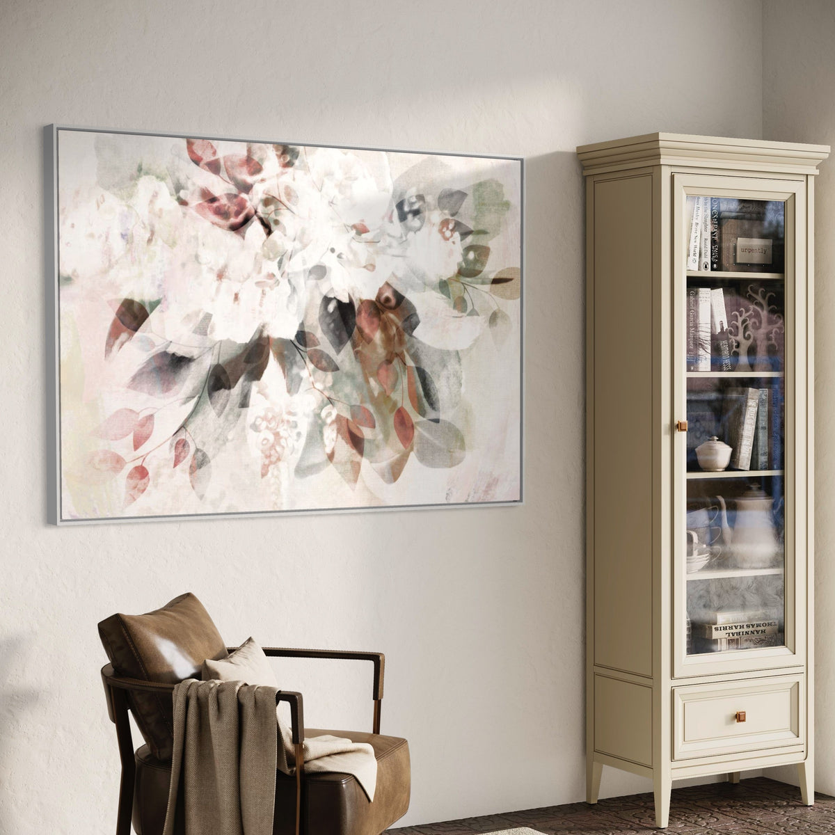 Pastel Abstract Bouquet - Hand Painting