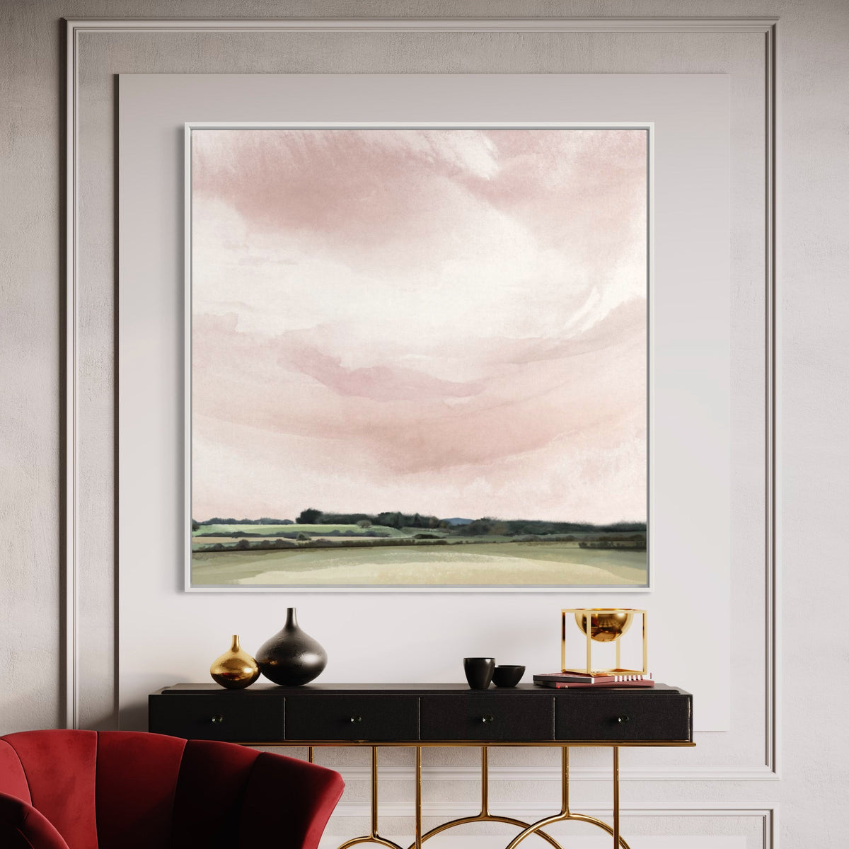 Esk Lynn View Pink - Hand Painting
