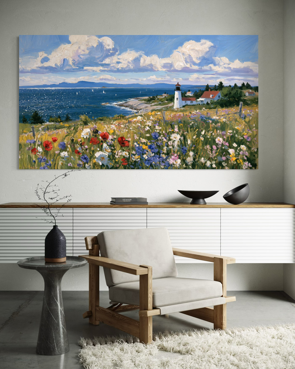 Where Summer Meets the Sea - Hand Painting