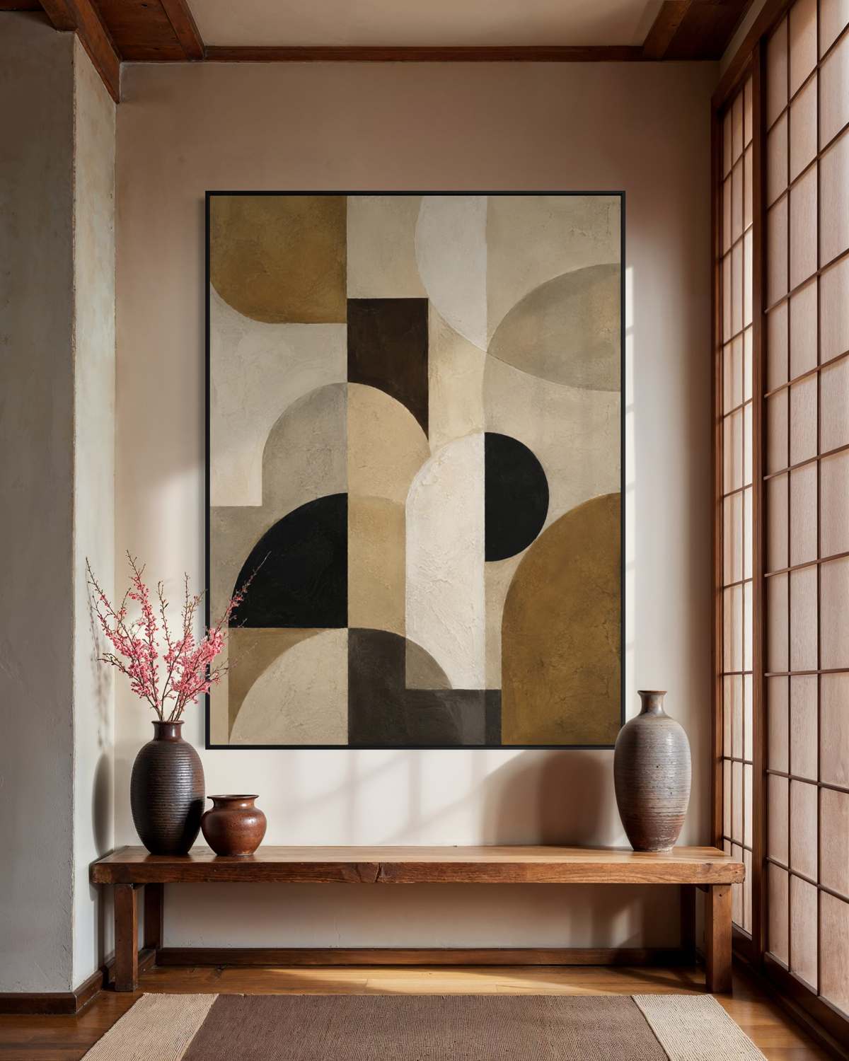 Fragments of Stillness - Hand Painting