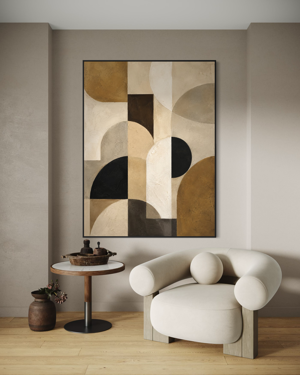 Fragments of Stillness - Hand Painting