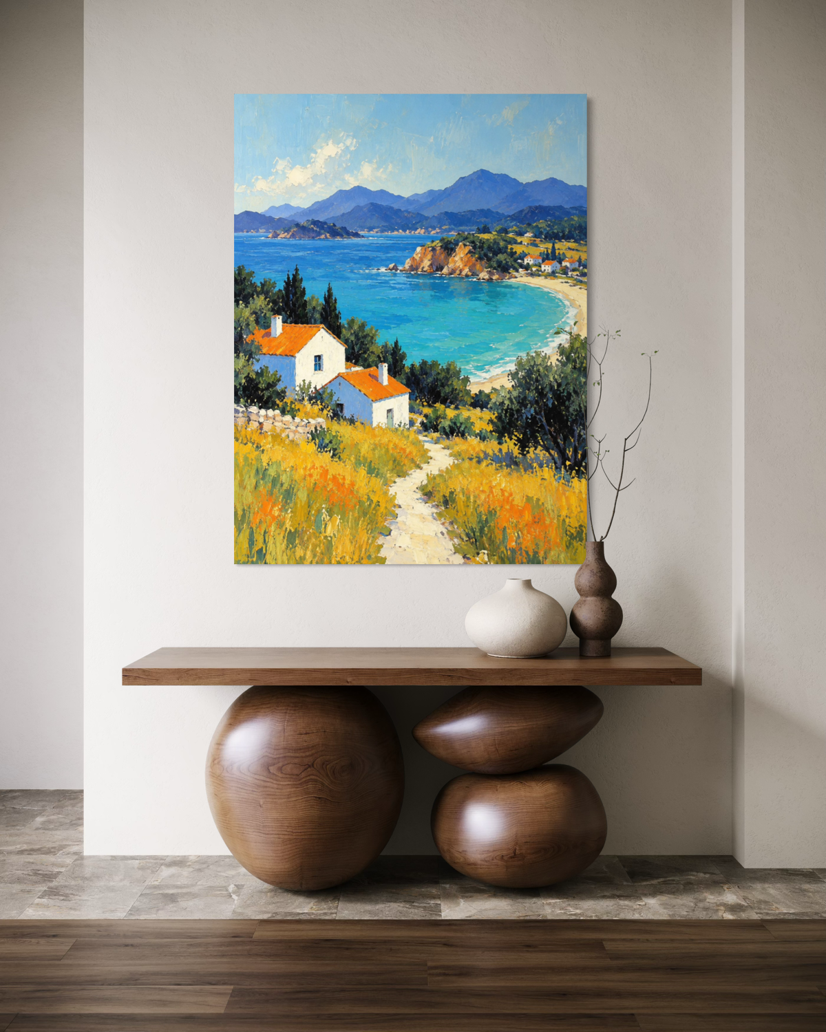 Azul Eterno - Hand Painting