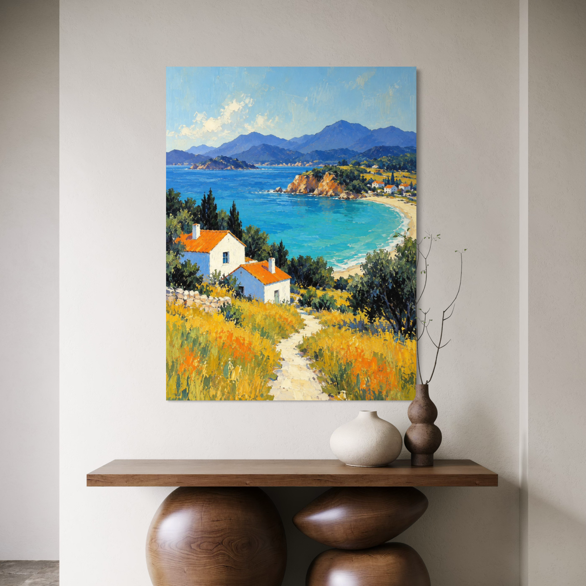 Azul Eterno - Hand Painting