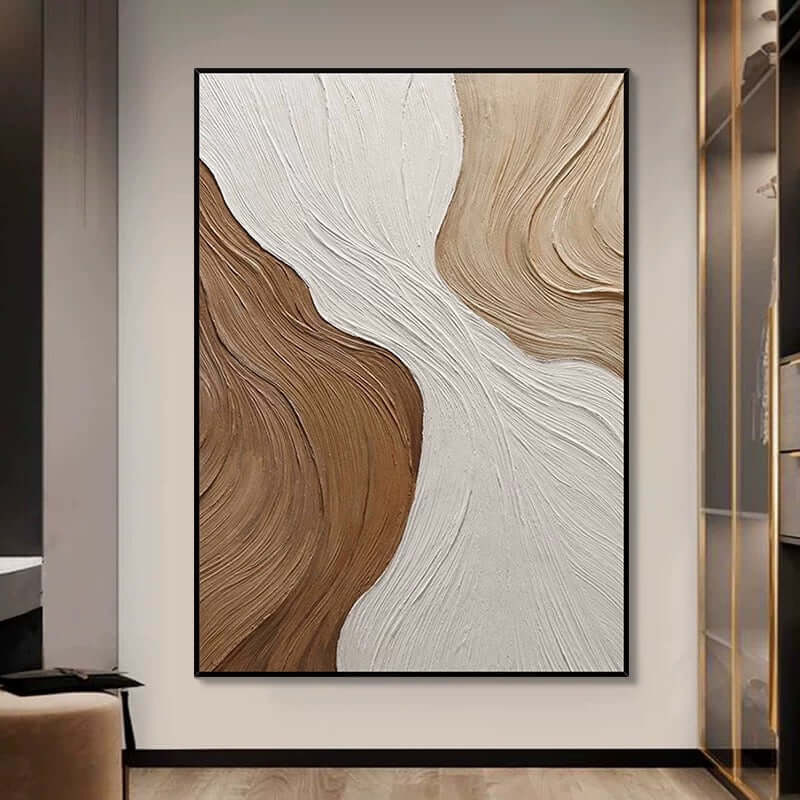 Shimmered Flows - Hand Painting