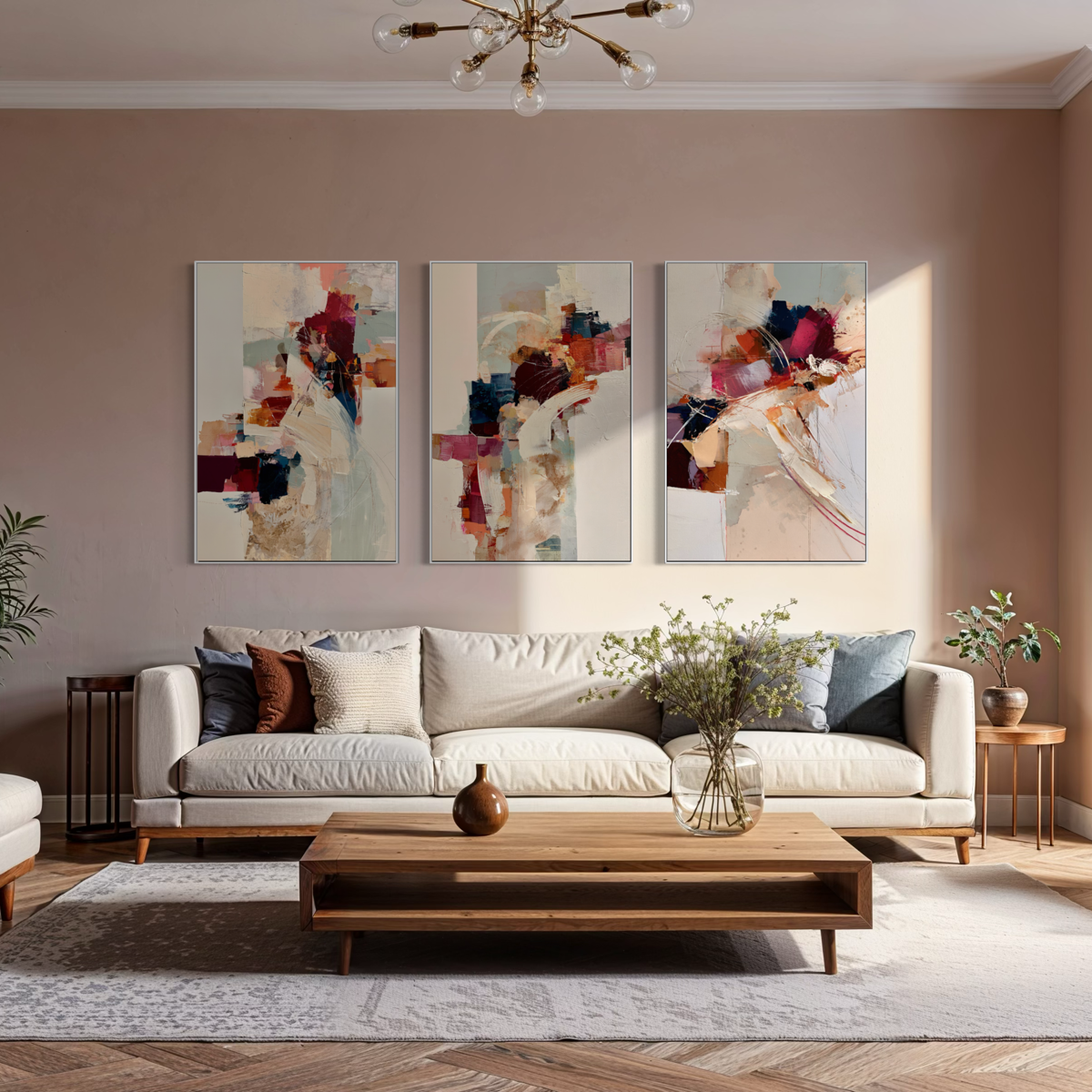 Kinetic Harmony Triptych