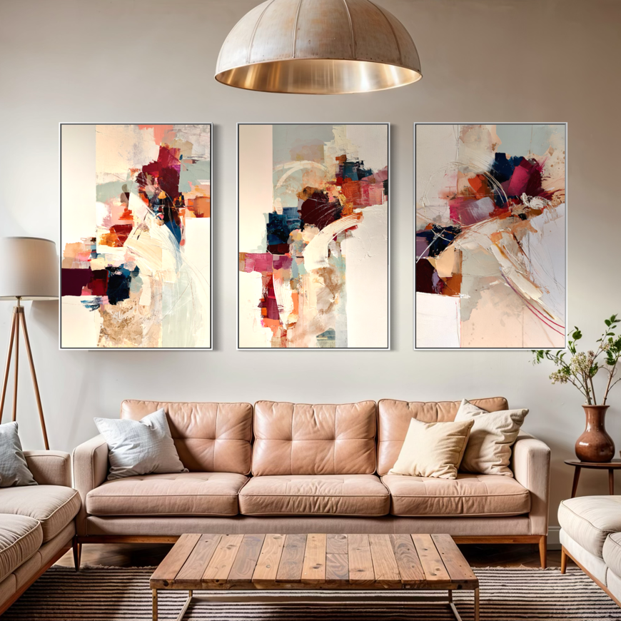 Kinetic Harmony Triptych