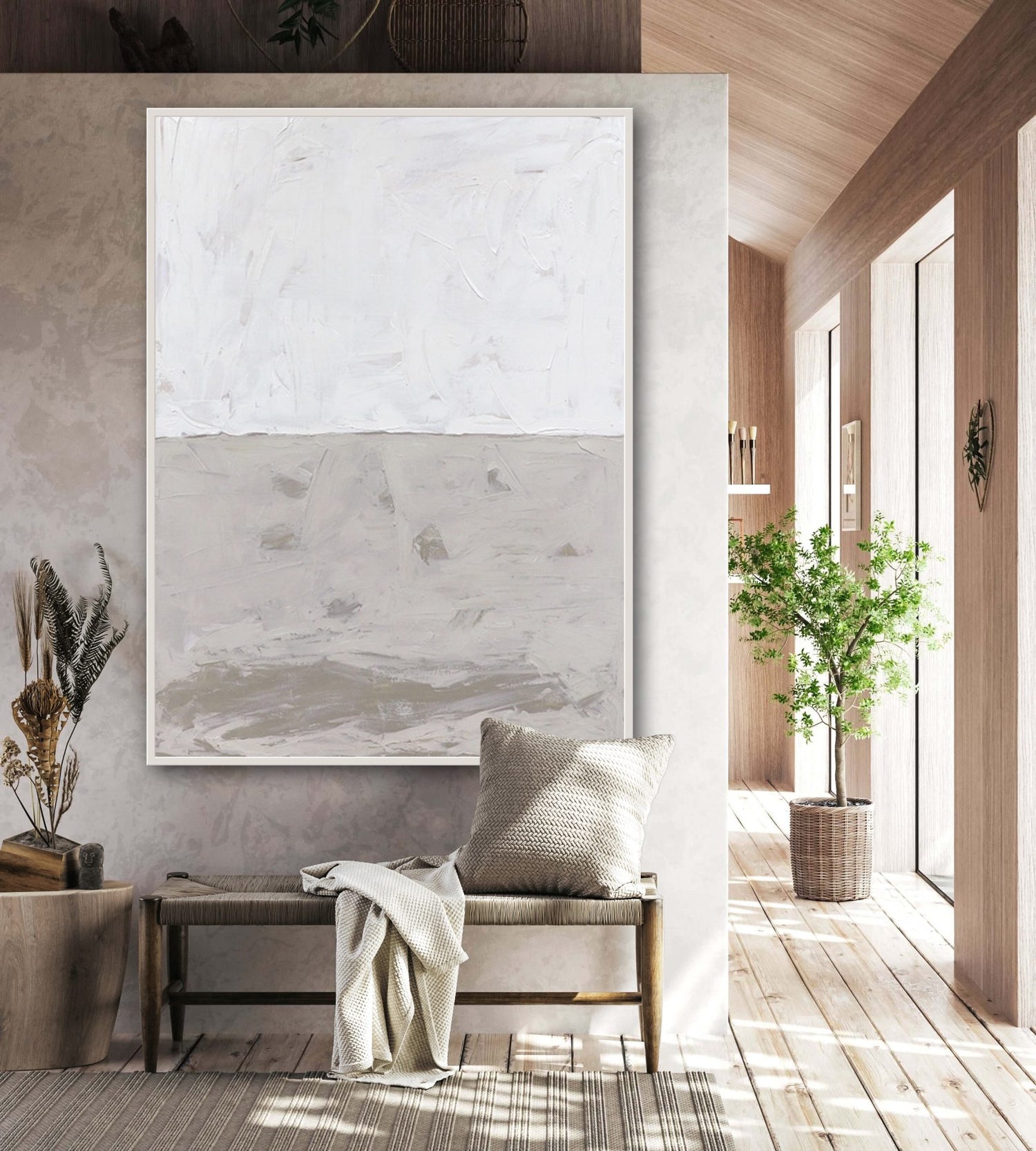 Pastello morbido Wabi Sabi Wall Art