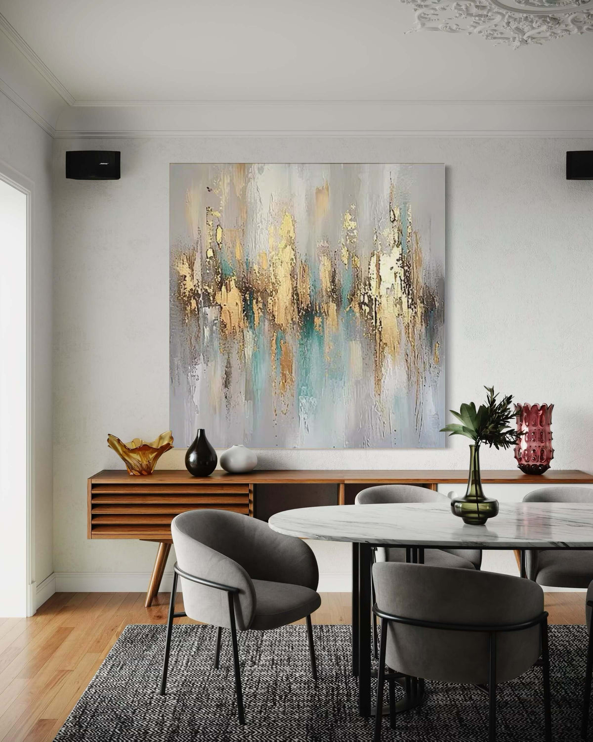 Luminous abstract artwork &