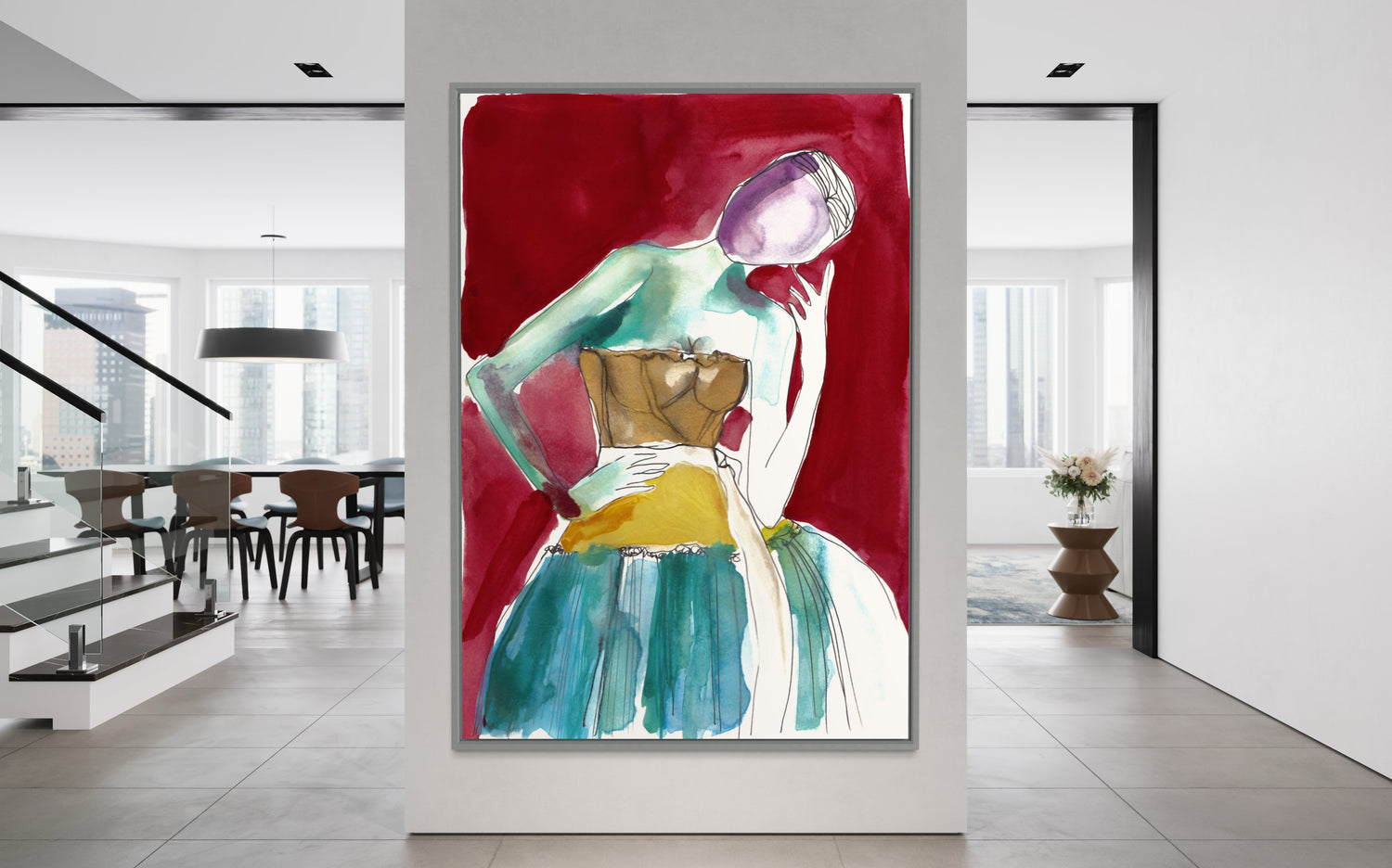 Mighty Aphrodite Staircase Wall Art