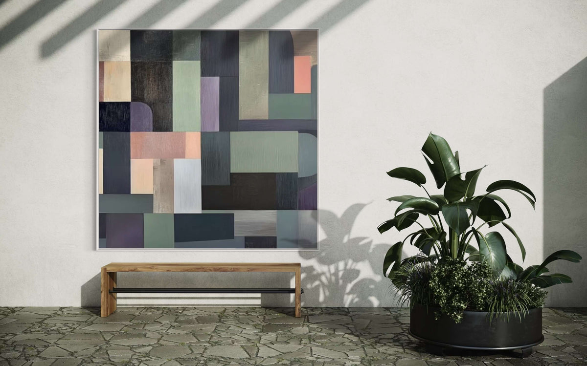 Inspired by Paul Klee 3 - Hand Painting
