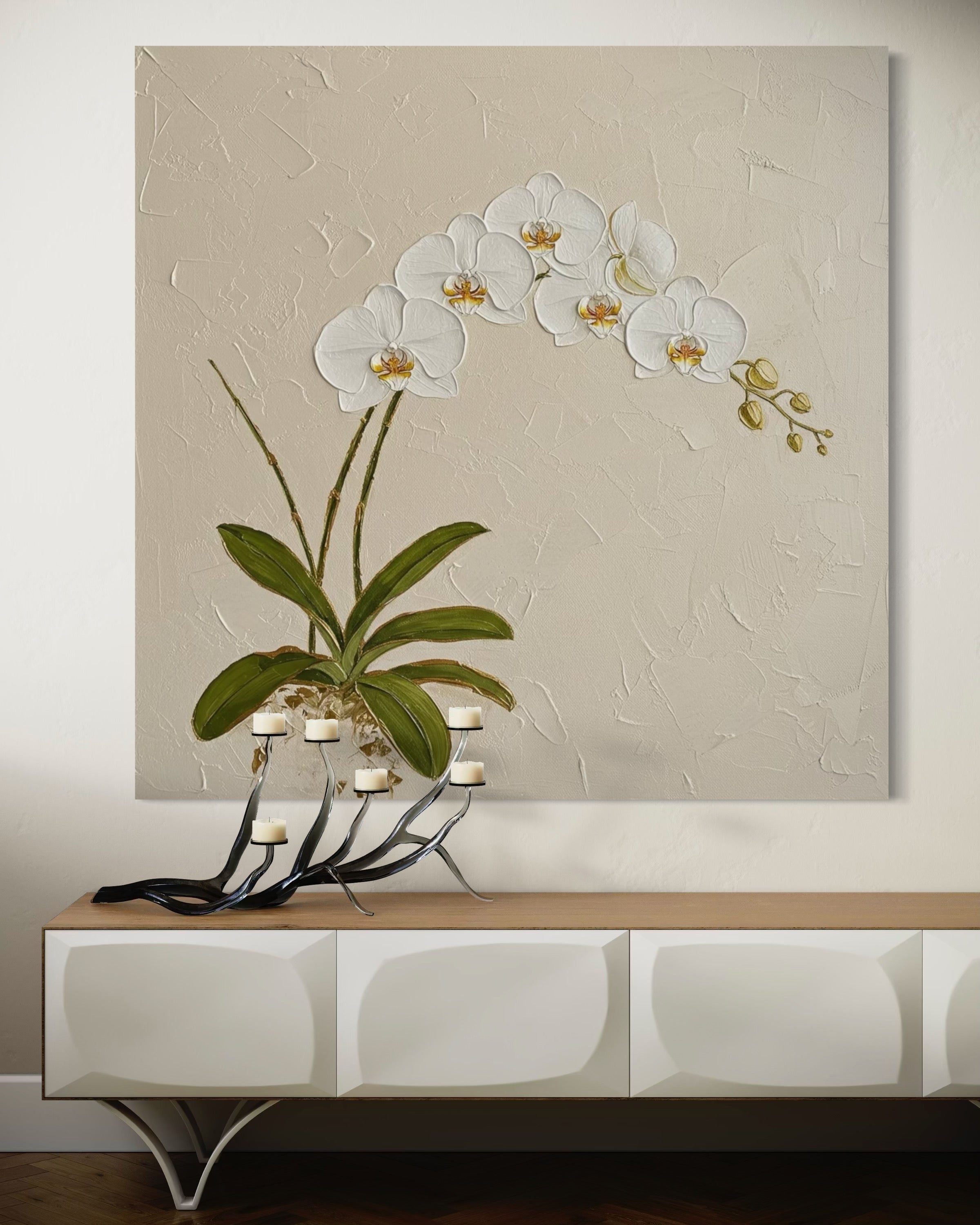 Ivory Orchid Ascent