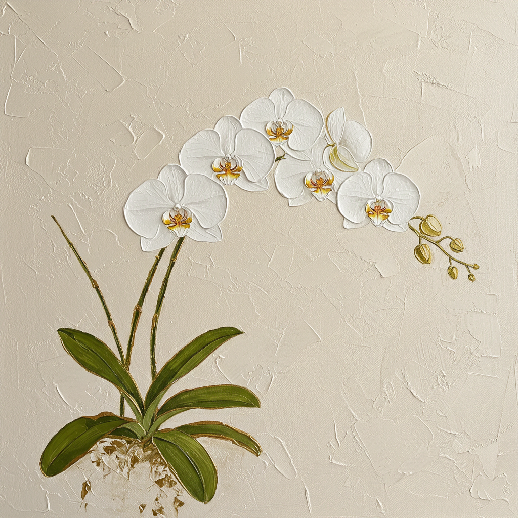 Ivory Orchid Ascent