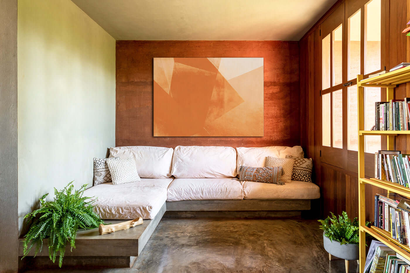 Layered Sand Staircase Wall Art