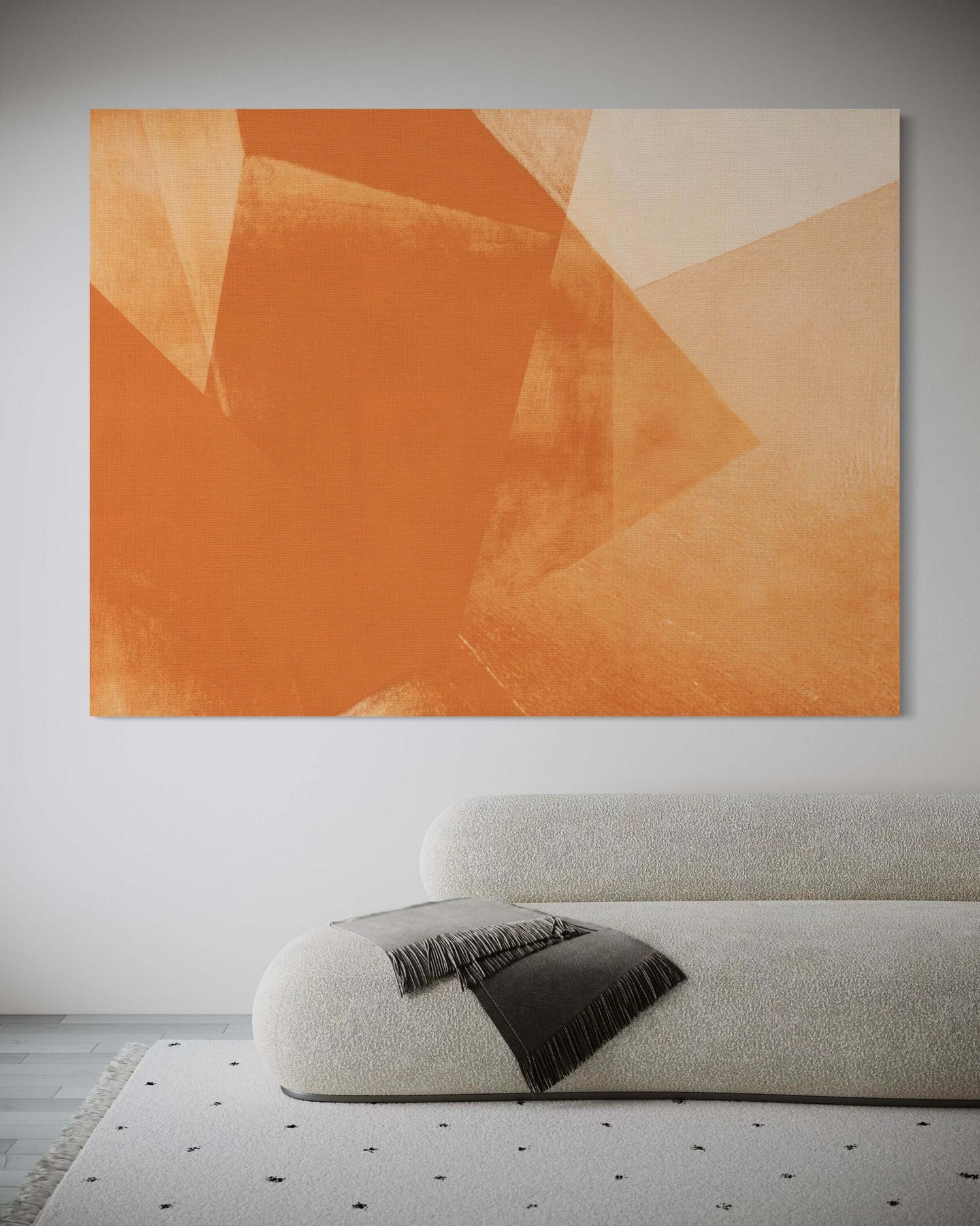 Layered Sand Staircase Wall Art