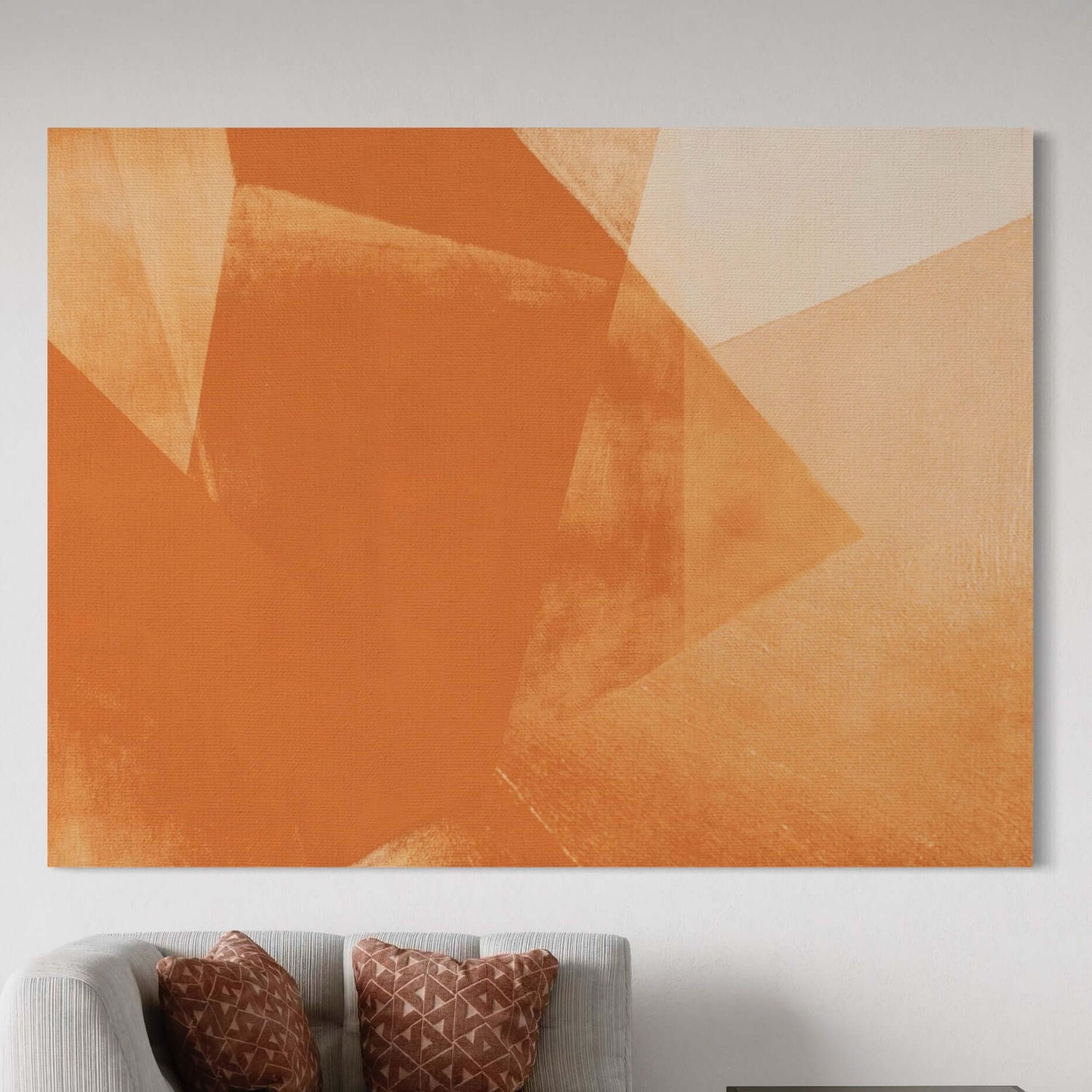 Layered Sand Staircase Wall Art