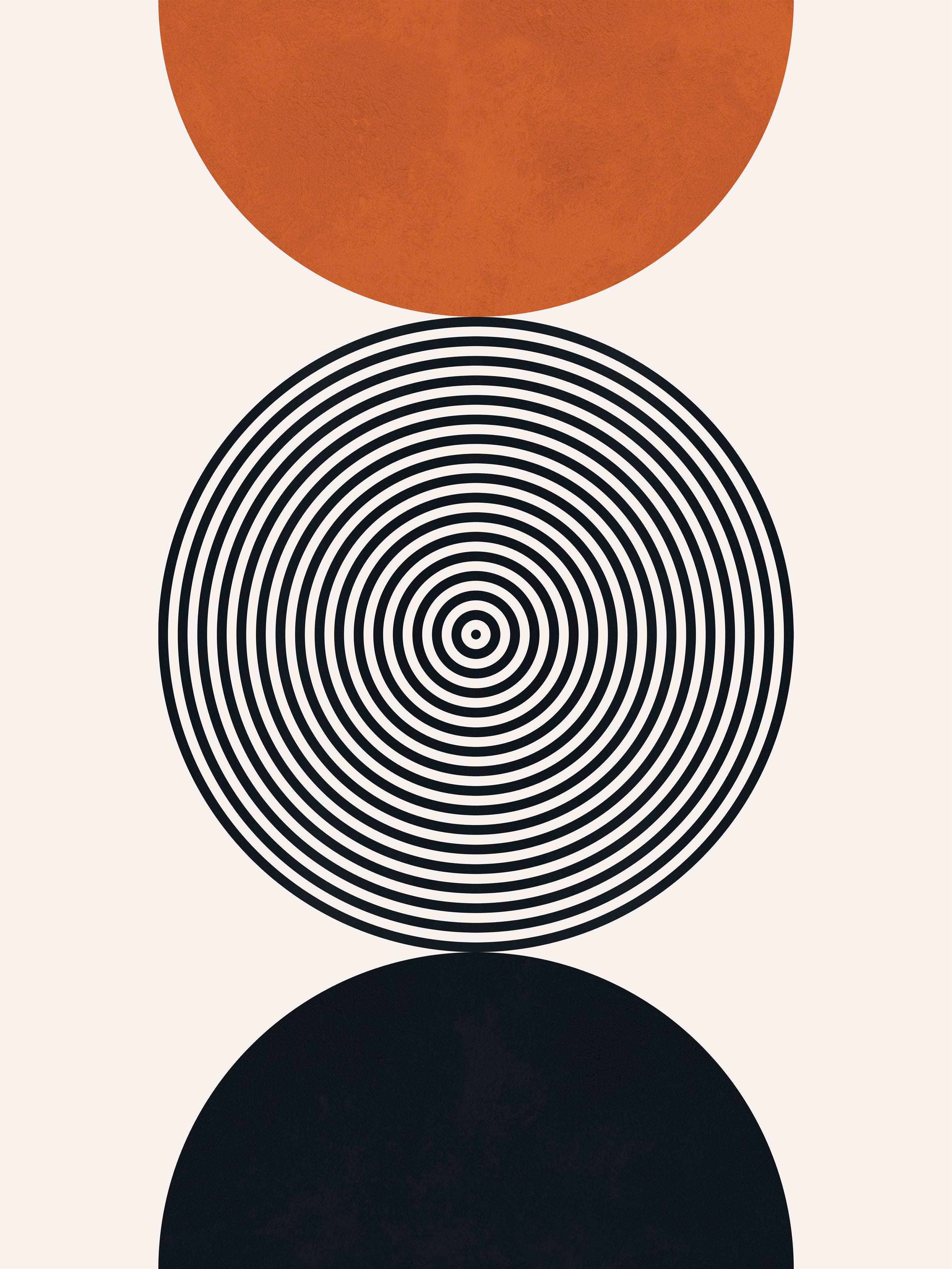 Lines and Circles Triptych