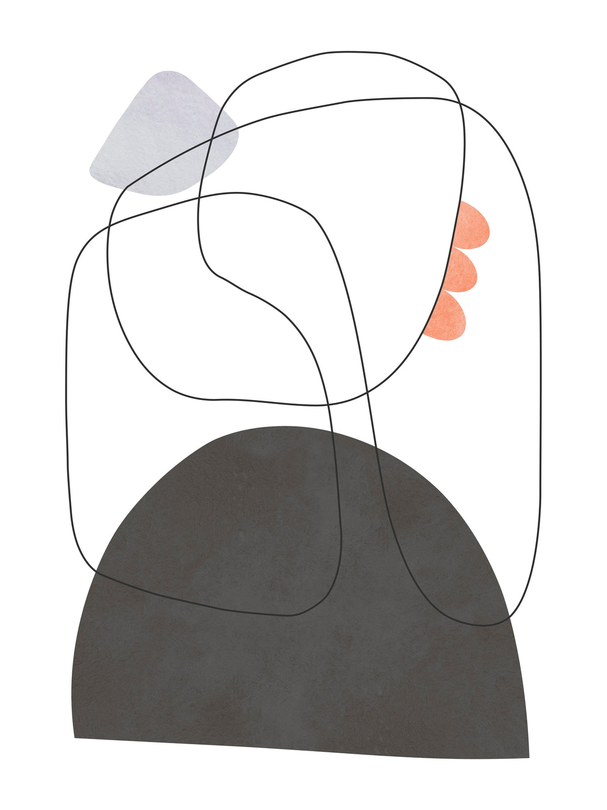 Lines and Shapes 1 - Hand Painting