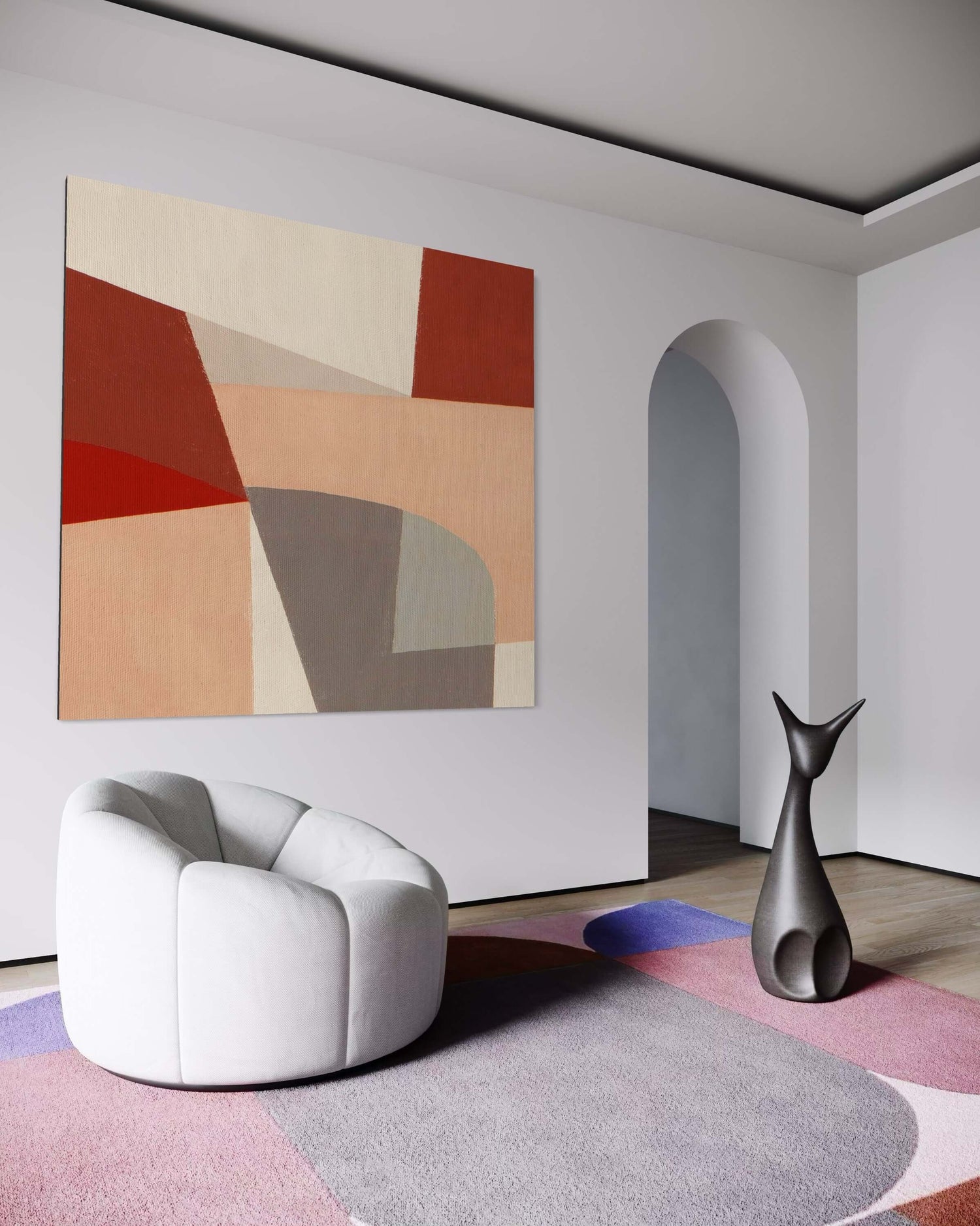 Loss Containment 1 Geometric Wall Art