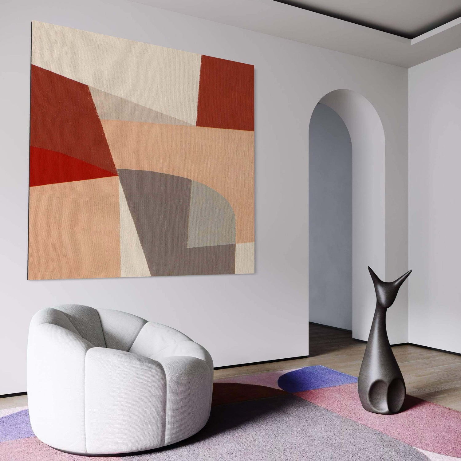 Loss Containment 1 Geometric Wall Art