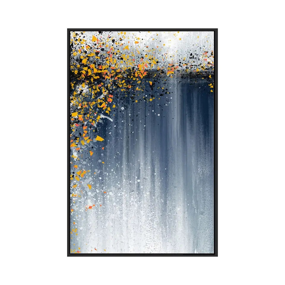 Luminous Fusion Vertical Wall Art & Paintings