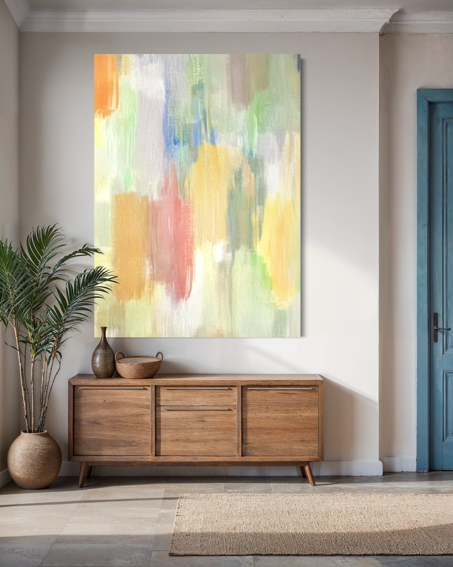 Luminous Strata Dining Room Wall Art
