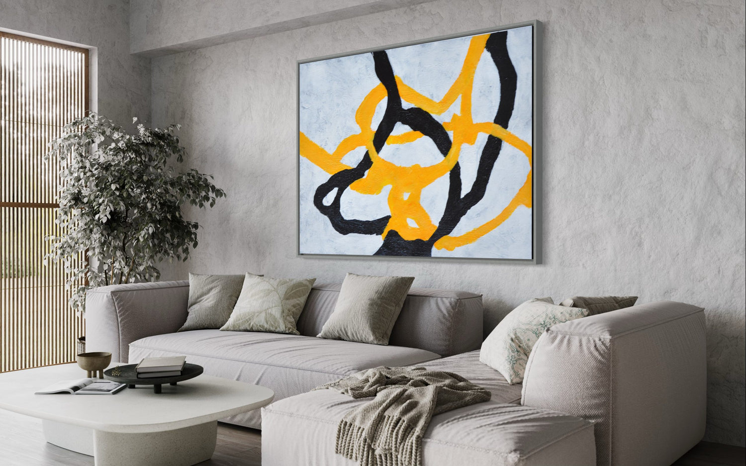 Motif No. 52 - Kline Collective Schwarz und Weiß