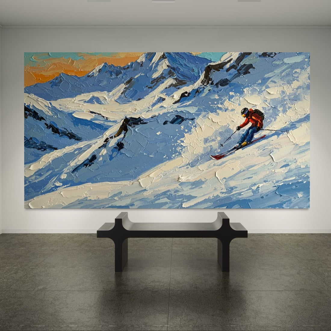 Mountain Momentum 1 - Hand Painting