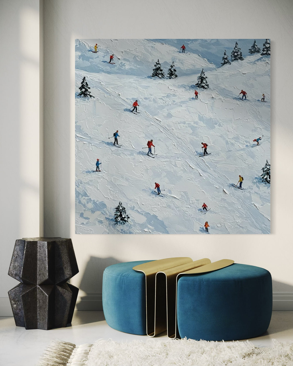 Mountain Playground - Hand Painting