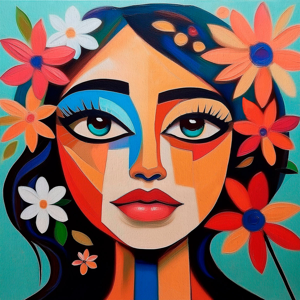 Mulheres da Terra 01 - Hand Painting