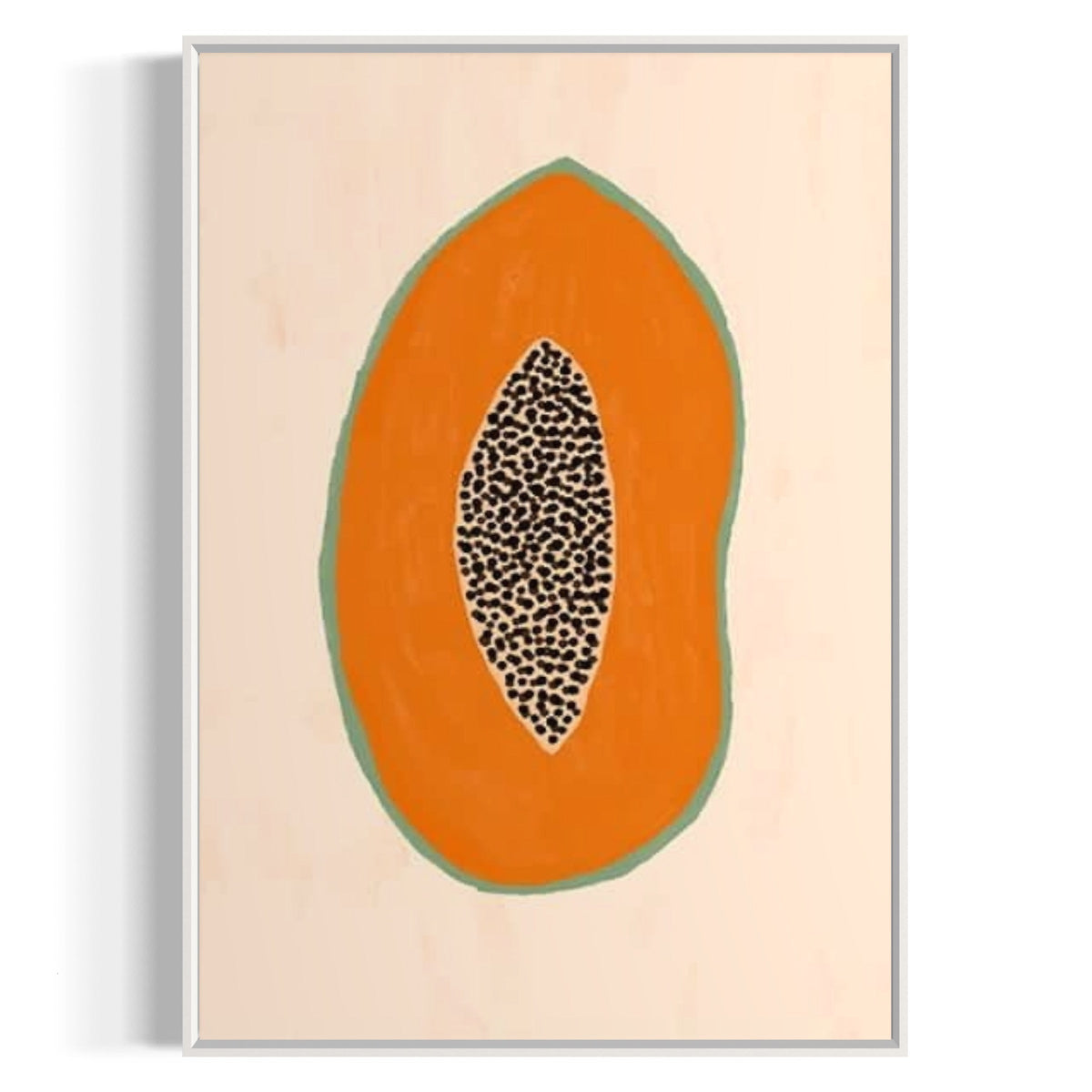 Papaya 2 - Hand Painting