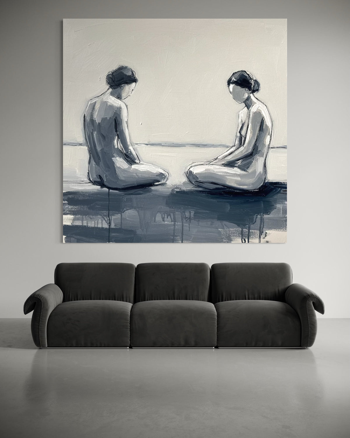 Parallel Thoughts - Hand Painting