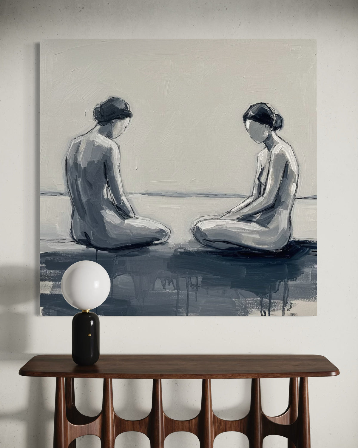 Parallel Thoughts - Hand Painting