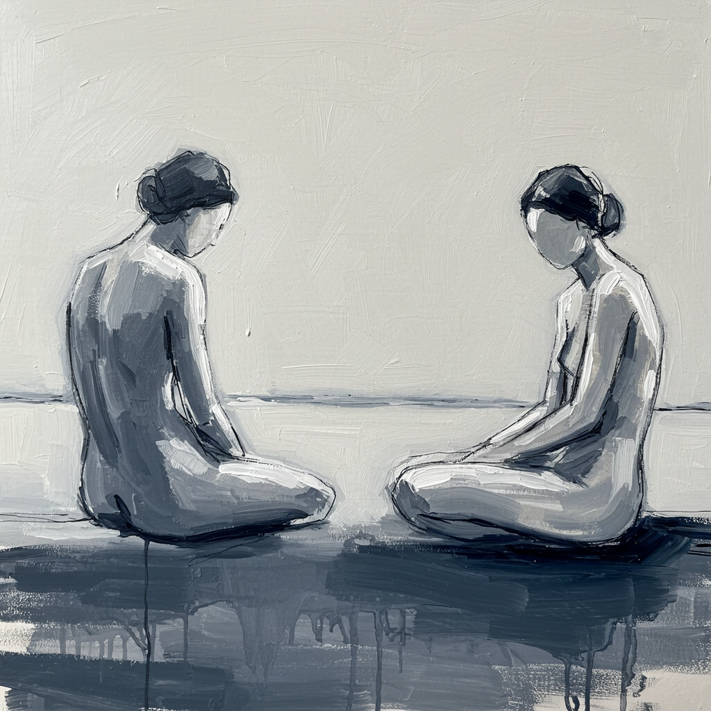 Parallel Thoughts - Hand Painting