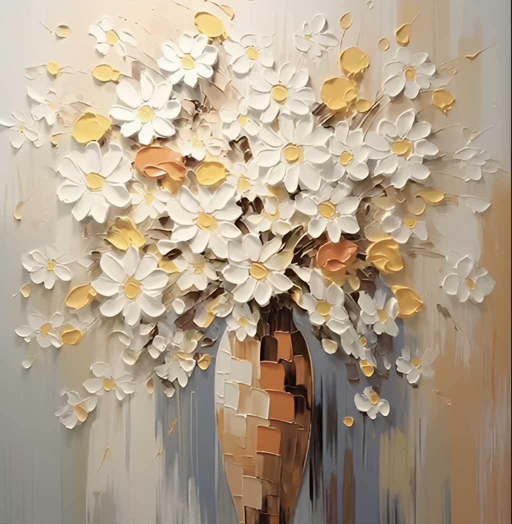 Petal Vase - Hand Painting