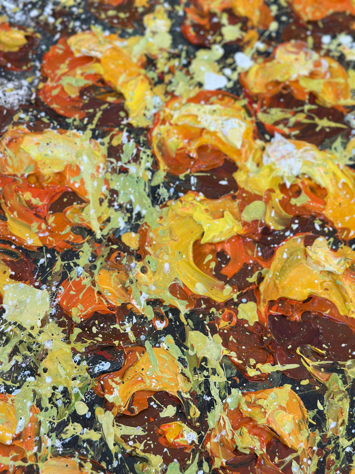 Petals of Sunshine - Hand Painting