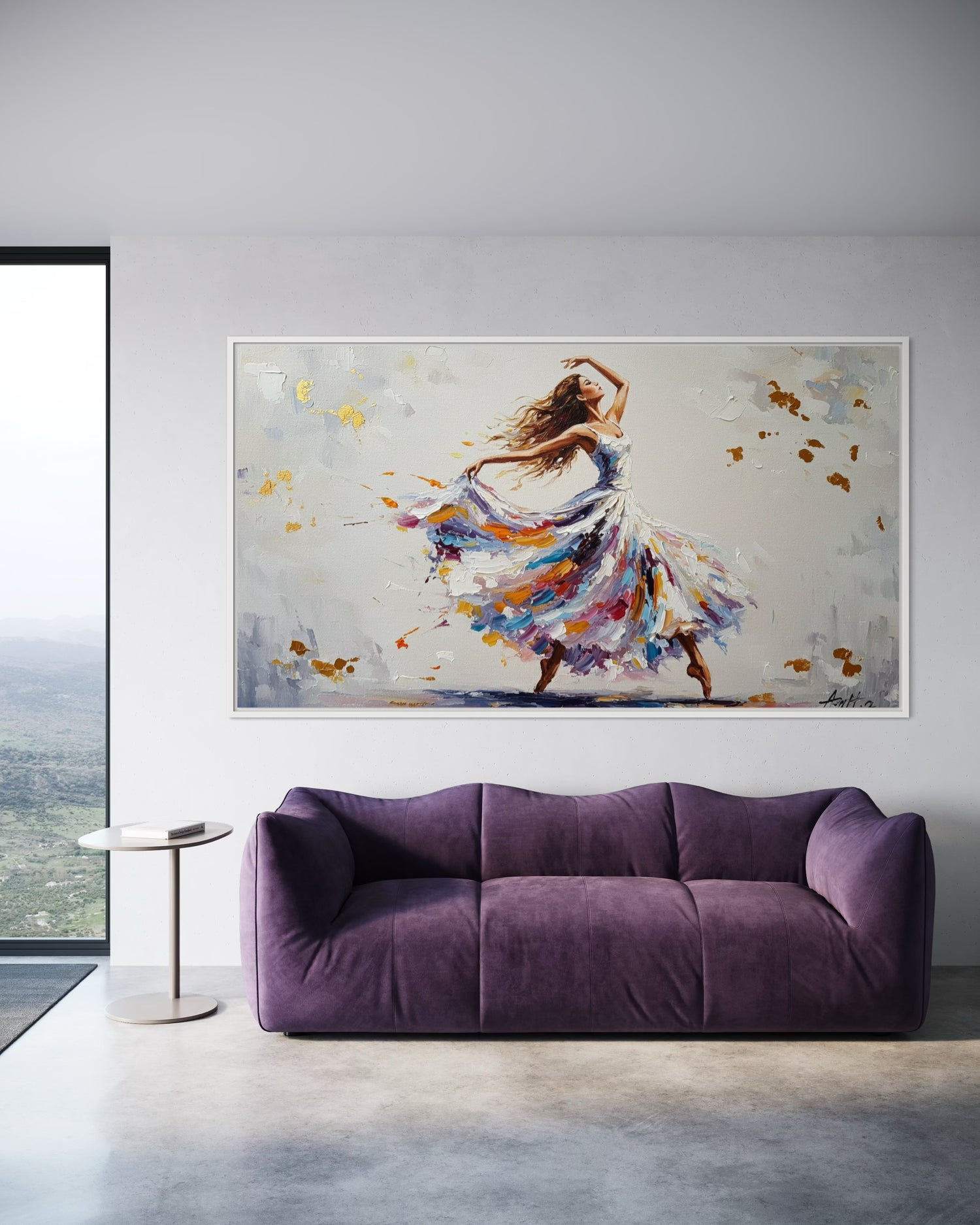 Pirouettes of Light Dining Room Wall Art