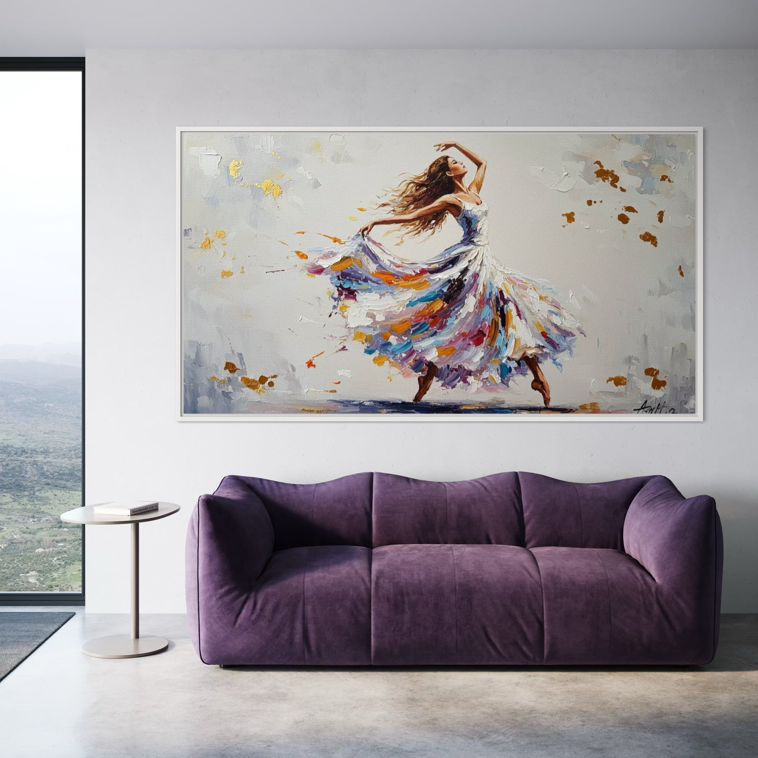 Pirouettes of Light Dining Room Wall Art